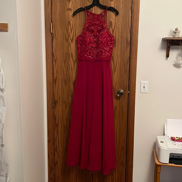 Mori Lee Dresses & Skirts - morilee maroon dress
